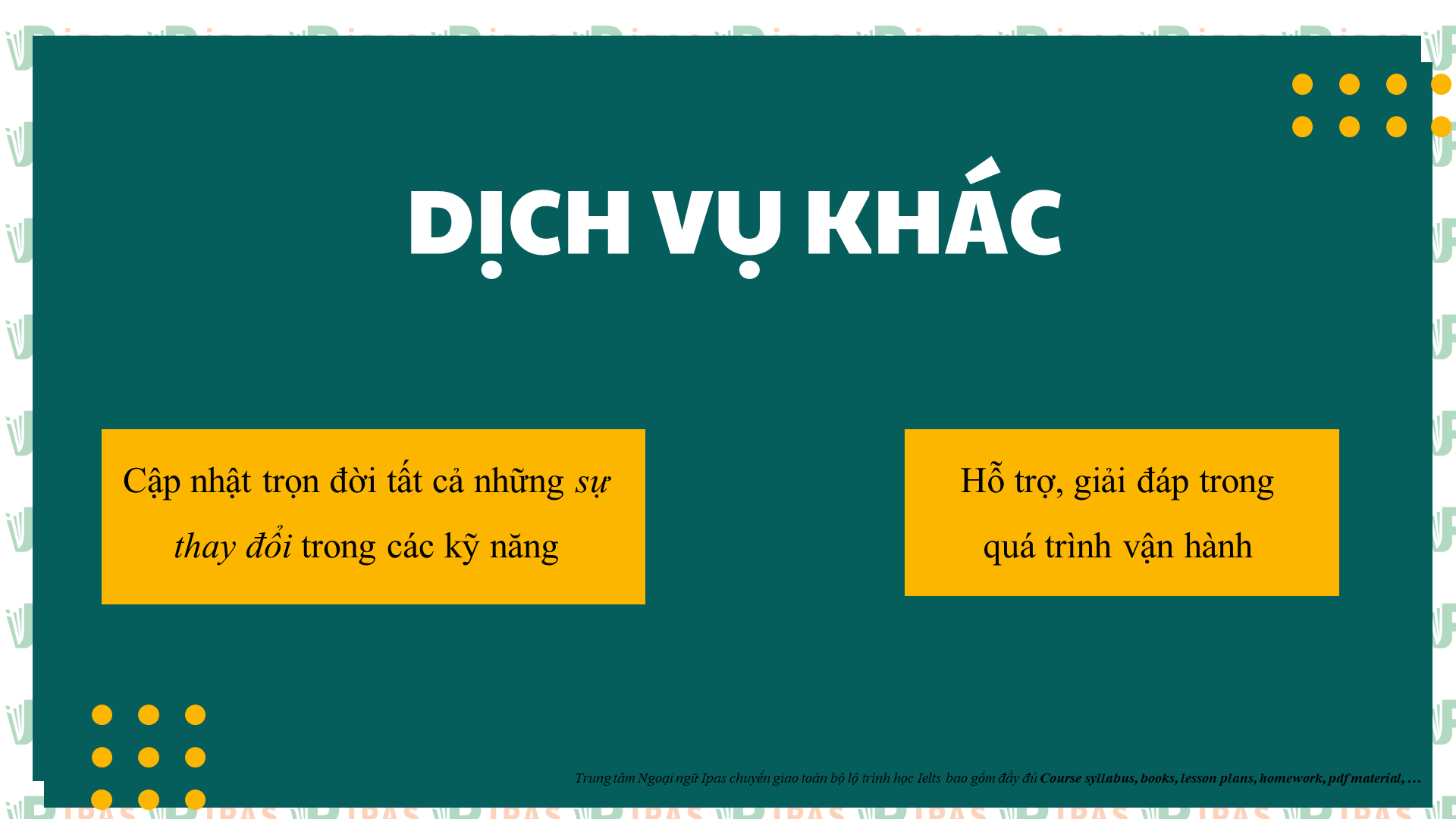 CHUYỂN GIAO LỘ TRÌNH ĐÀO TẠO IELTS, HỖ TRỢ ĐÀO TẠO GIẢNG DẠY FREE 100% VÀ CẬP NHẬT LỘ TRÌNH TRỌN ĐỜI